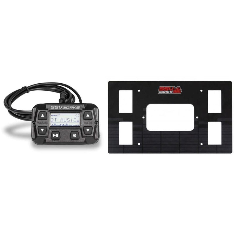 Load image into Gallery viewer, SSV Works MRB3S Media Controller With Dash Panel Kit For Polaris RZR XP 14-18
