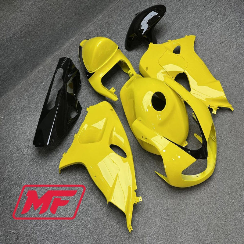 Load image into Gallery viewer, Monster Fairings Full Kit Suzuki TL1000R 98-03 Gloss Yellow &amp; Black + Windshield + Gas Tank Cover
