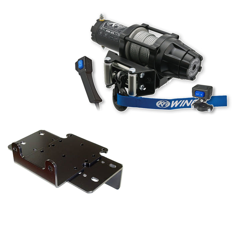 Load image into Gallery viewer, KFI Winch Kit For Kubota RTV900 / RTV1140 (w/1.25&quot; Front Reciever) 2004-2008
