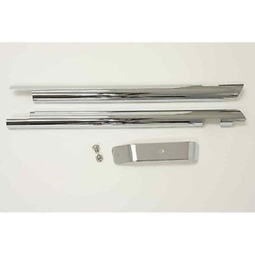 Kuryakyn Chrome Down Tube Front Frame Covers Accent Trim Harley Softail 07-2017