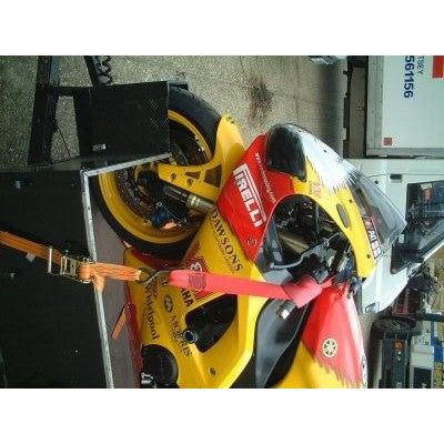 Load image into Gallery viewer, R&amp;G Racing Premium Ratchet Straps For 2013-2018 Aprilia Caponord 1200
