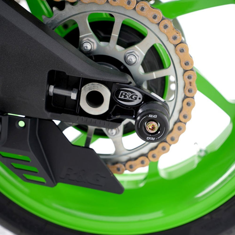 Load image into Gallery viewer, R&amp;G Racing Red Offset Cotton Reels For 2016-2019 Kawasaki Ninja ZX10R ZX1000

