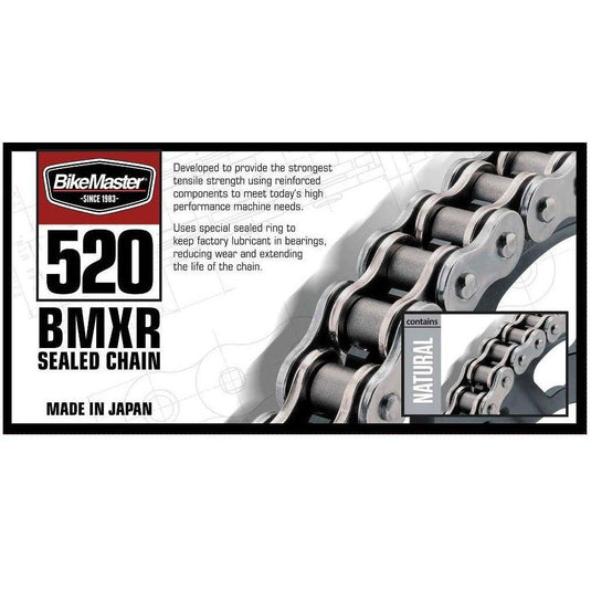 520 BMXR Chain Natural, Front & Rear Sprocket Kit for Street BMW F650 1994-1995