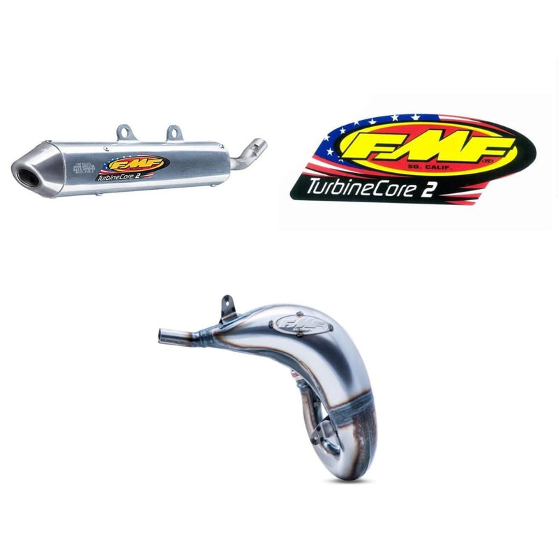 Load image into Gallery viewer, Factory Fatty Exhaust Pipe &amp; Turbinecore2 Silencer w/ Decal for KTM 125 SX 12-15
