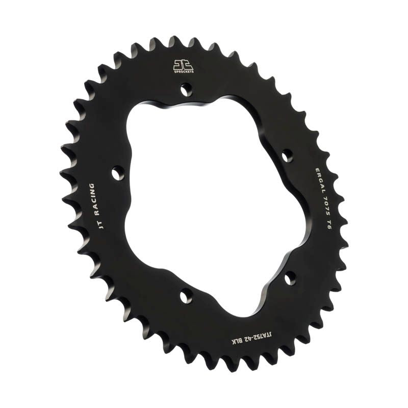Load image into Gallery viewer, JT Sprockets Rear Racelite Aluminum Race Sprocket Black 38 Tooth 38T 525 Chain
