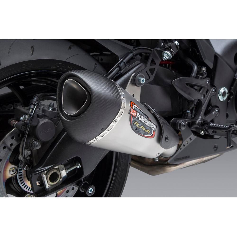 Yoshimura Street Exhaust Slip-on Alpha T Carbon Fiber - 11500BP520