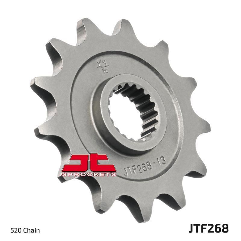 Load image into Gallery viewer, JT Sprockets Front Steel Sprocket 14 Tooth 14T 520 Chain JTF268.14
