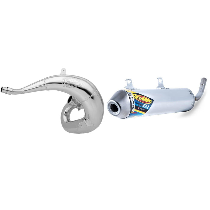 Gnarly Exhaust Pipe & Turbinecore 2.1 Silencer w/ Arrestor YAM YZ250X 2016-2017