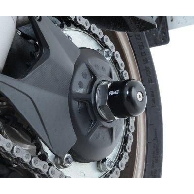 Load image into Gallery viewer, R&amp;G Racing Black Swingarm Protectors SP0060BK
