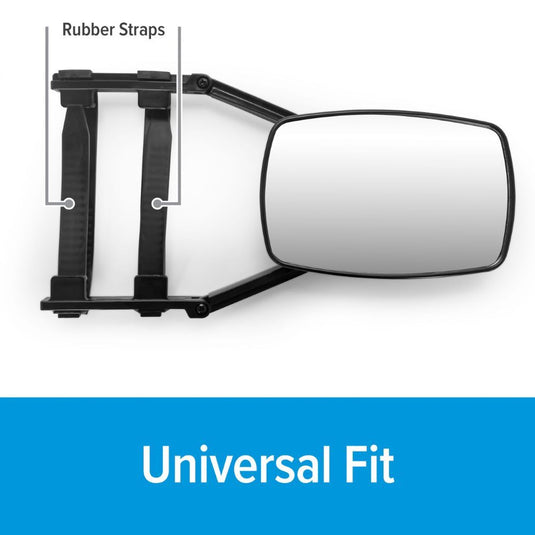 Clamp-On, Single Towing Mirror