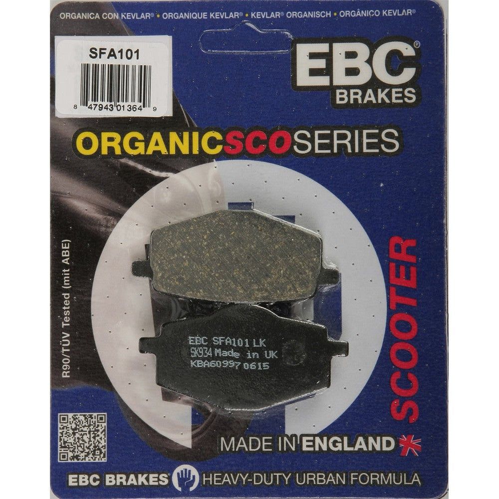 EBC 1 Pair Premium SFA Organic OE Replacement Brake Pads For Yamaha Vino 125 YJ125 2004-2009