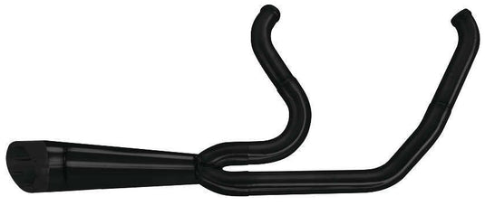 Two Brothers Racing 2-Into-1 Slash Cut Shorty Full System Black 005-4950199-B