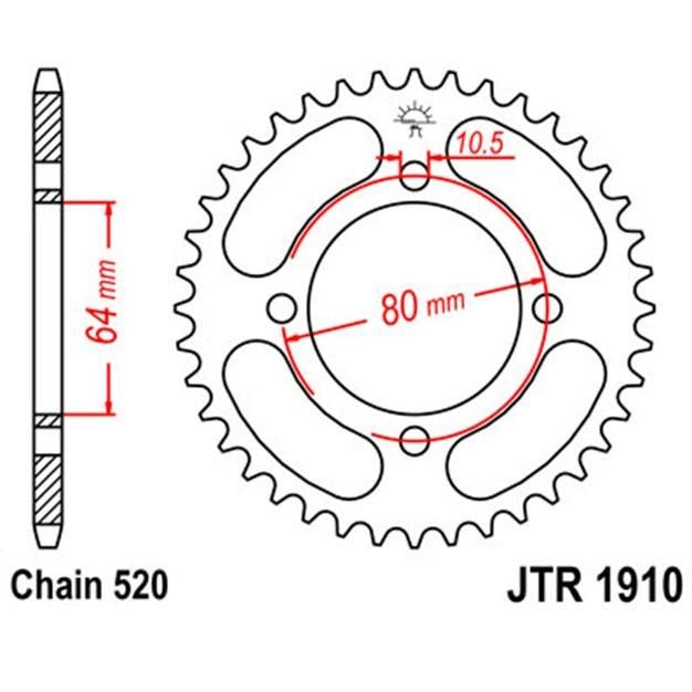 Load image into Gallery viewer, Front &amp; Rear Steel Sprocket Kit for ATV/UTV YAMAHA YFA1 Breeze 125 1991-2004
