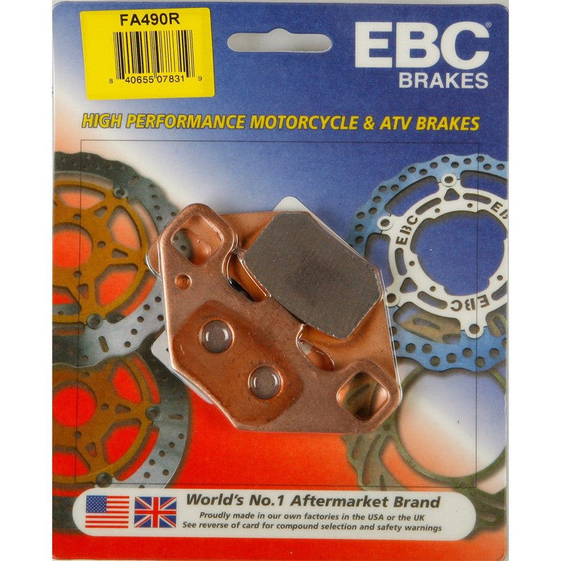 Load image into Gallery viewer, EBC 1 Pair Sintered R Series Heavy-Duty Brake Pads MPN FA490R
