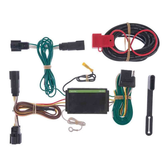 Rigid Hitch (R3-0466) Class III 2 Inch Receiver Trailer Hitch Bundle - Includes Ball Mount and Custom Wiring Harness fits 2011-2014 Ford Edge (Except Sport)