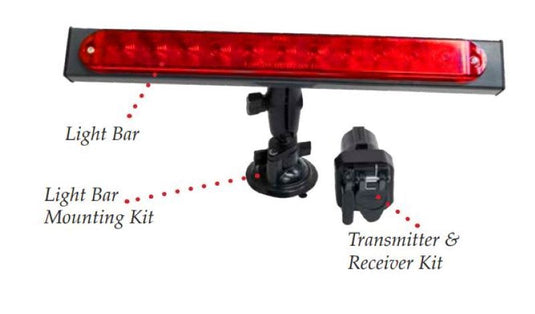 Demco Wireless LED Tow Light Bar for Vehicle Flat Towing