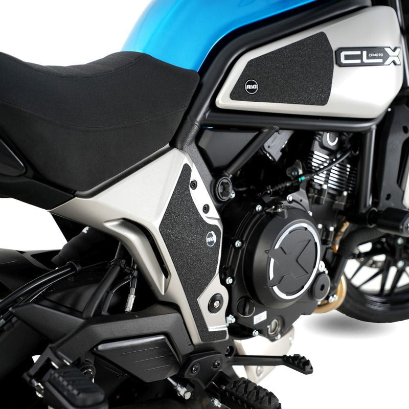 Load image into Gallery viewer, R&amp;G Racing Black Boot Guard Kit For 2023-2024 CF-Moto 700CL-X Adventure
