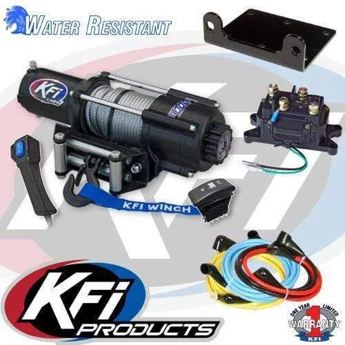 KFI 4500 lb Winch (Wide) And Optional Mount