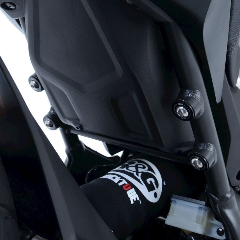 Load image into Gallery viewer, R&amp;G Racing Black Rear Foot Rest Blanking Plugs For 2021-2022 Ducati Multistrada V4
