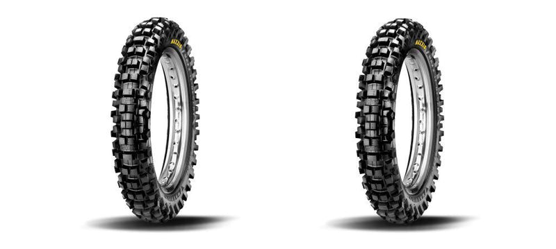 Load image into Gallery viewer, Pair of Maxxis Maxxcross Desert-IT M7305D Bias Dirt Bike Tires Rear 110/100-18 (2)
