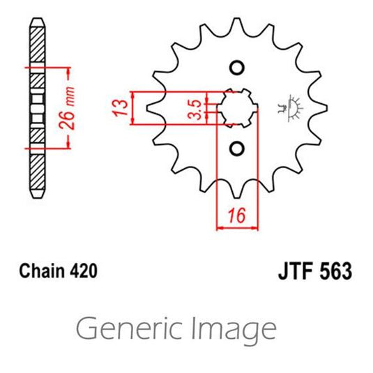 Front & Rear Steel Sprocket Kit for ATV/UTV SUZUKI ALT50 D/E 1983-1984