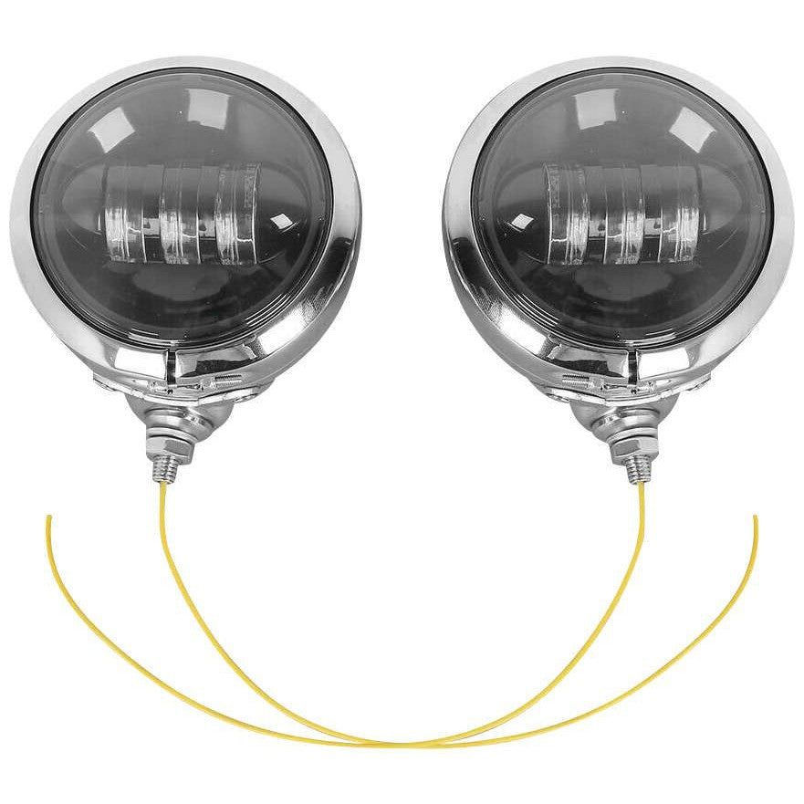 Letric Lighting Passing Lamps Only, Black/Chrome 4.5