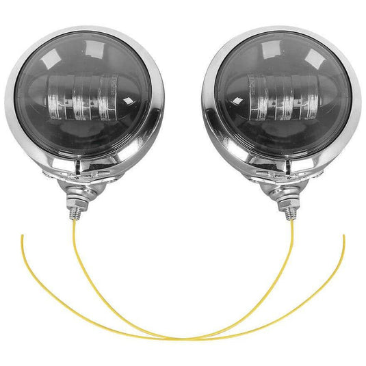 Letric Lighting Passing Lamps Only, Black/Chrome 4.5