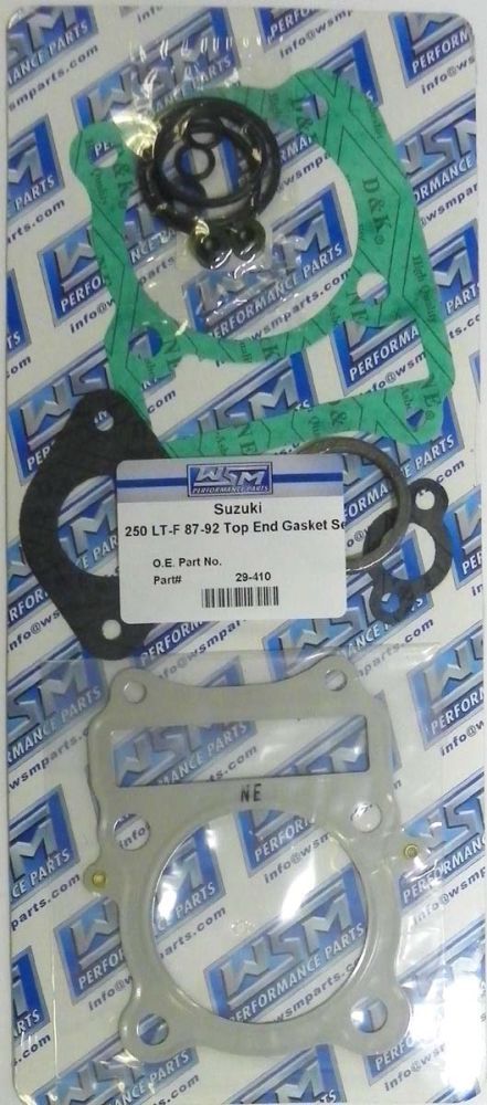 WSM Top End Gasket Kit For Suzuki 250 LT / Ozark 87-14 29-410