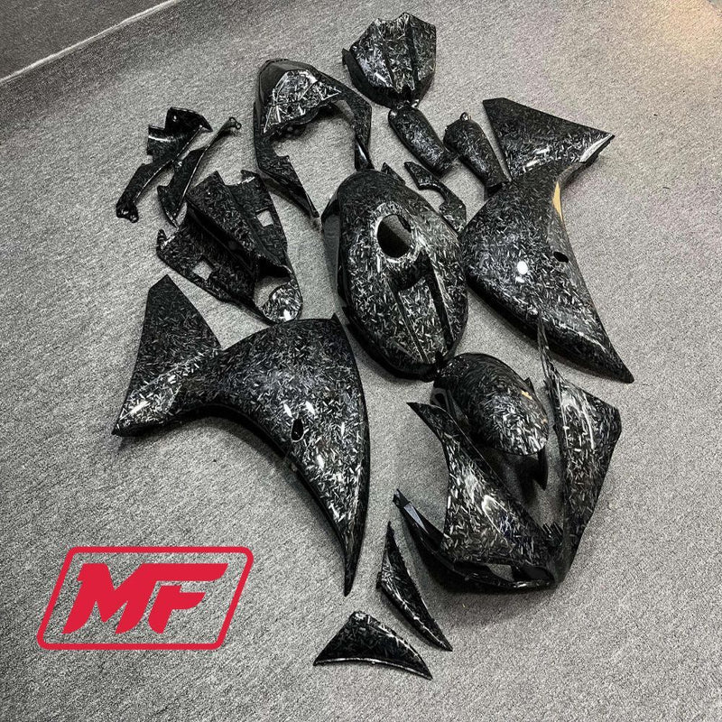 Load image into Gallery viewer, Monster Fairings Full Kit Yamaha R1 09-11 Forged Carbon Fiber Style + Windshield + Gas Tank Cover
