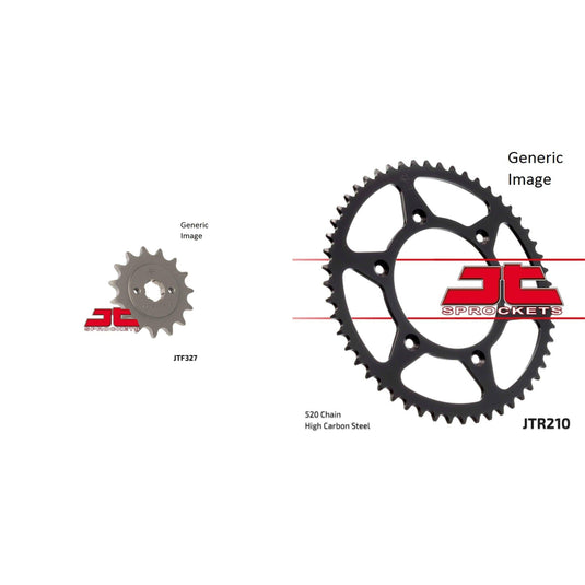 Front and Rear Steel Sprocket Kit for OffRoad HONDA CRF150F 2003-2006